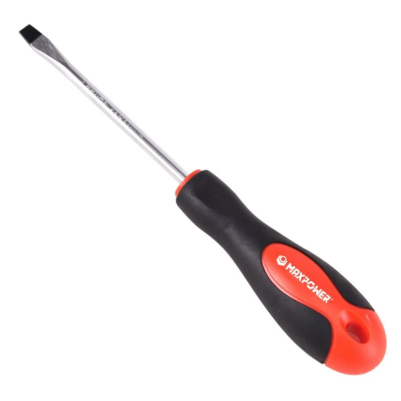 Screwdriver Slotted Nrog Roj Hmab kov