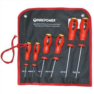 Screwdriver Set, Nrog Roj Resistant kov