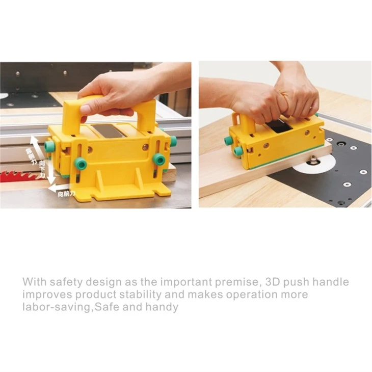 3D safety push handle application