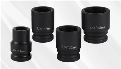 IMPACT SOCKET 3/4"X32MM Hnyav -lub luag haujlwm Air Cannon chim taub hau