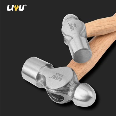 Round Taub Hau Rauj Rauj Ntoo Rauj Txawb Rauv Hammer Woodworking Fitter Rauj Hlau Diam Hluav Taws Xob Rauj 1LB